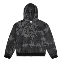 Dark Camo Zip Hoodie